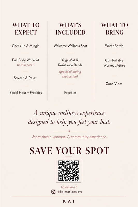 WELLNESS SESSION TICKET