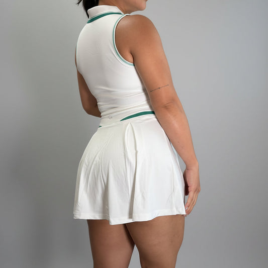 Tennis Set – Polo Crop & Skirt