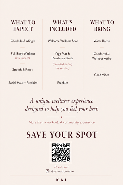 WELLNESS SESSION TICKET