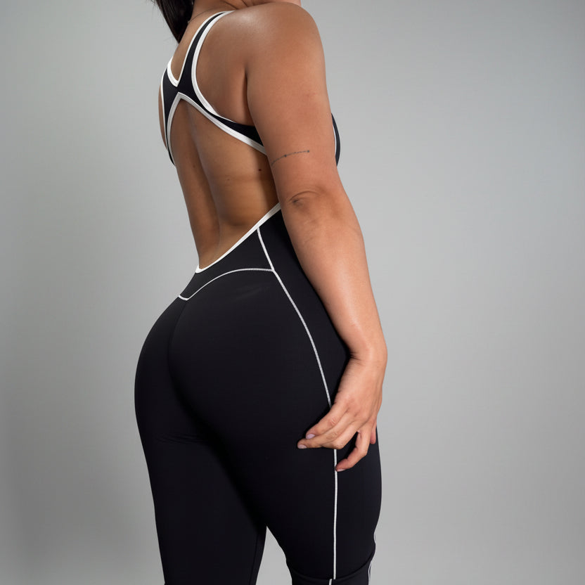 Flare Open Back Bodysuit