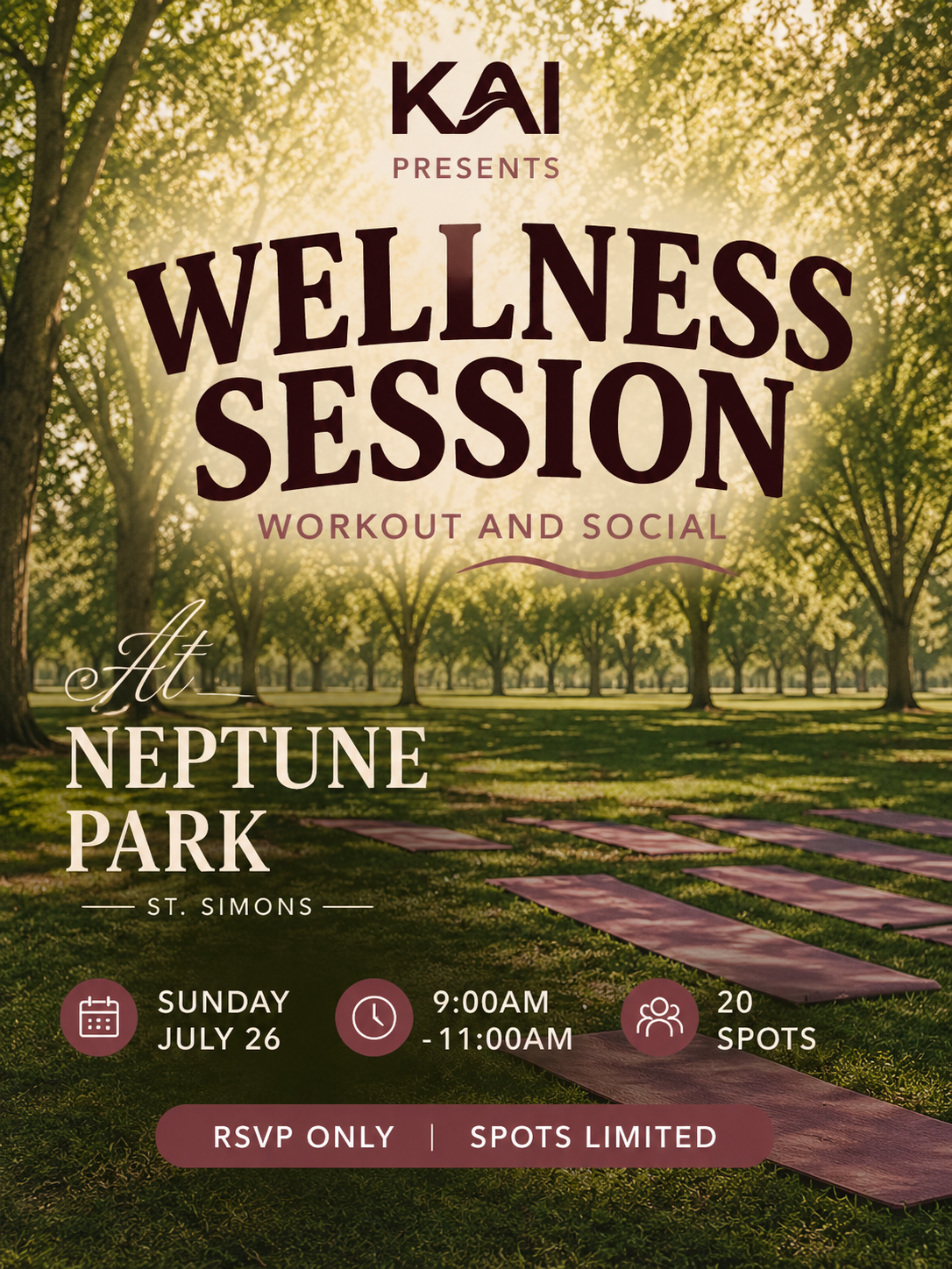 KAI WELLNESS SESION TICKET